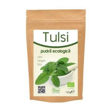 Tulsi pulbere eco-bio 125g - Obio