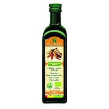 Ulei din germeni de porumb, eco-bio, 750ml- Crudigno