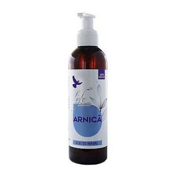 Ulei pentru masaj cu arnica Life, 200ml - Dvr Pharm