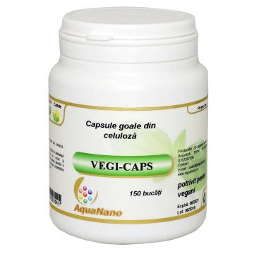 VEGI CAPS capsule vegetale goale 150buc, AQUANANO VEGI CAPS capsule vegetale goale 150buc, AQUANANO