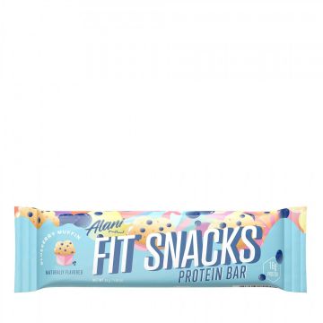 Alani nu fit snacks baton proteic cu aroma de briosa cu afine, 46g - Gnc