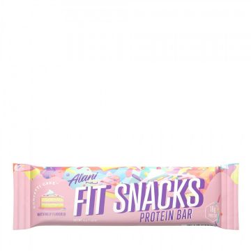 Alani nu fit snacks baton proteic cu aroma de prajitura confetti, 46g - Gnc