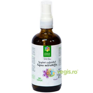 Argint Coloidal cu Pulverizator 10ppm 100ml