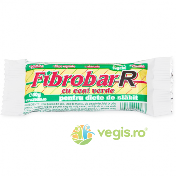 Baton Fibrobar Cu Ceai Verde 50gr