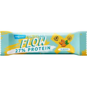 Baton proteic California FLOW 27% proteina, cu migdale, 35g - Max Sport