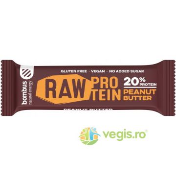 Baton Proteic cu Unt de Arahide fara Gluten 20% Proteine 50g