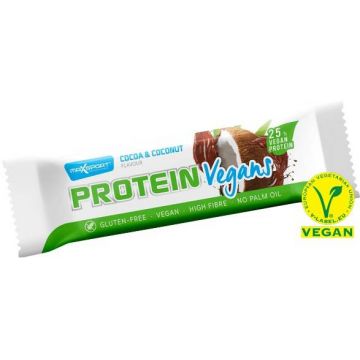 Baton proteic Vegans cu cacao si cocos, 40g - Max Sport