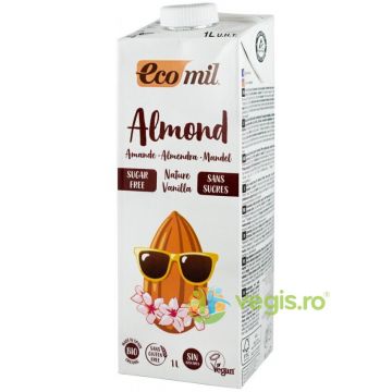 Bautura de Migdale Natur cu Vanilie fara Gluten Ecologic/Bio 1L