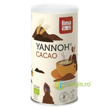 Bautura din Cereale Yannoh Instant cu Cacao fara Gluten Ecologice/Bio 175g