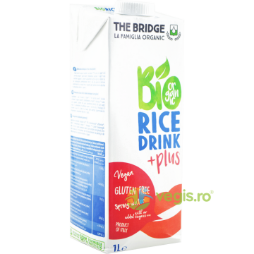 Bautura din Orez Plus fara Gluten The Bridge Ecologic/Bio 1L