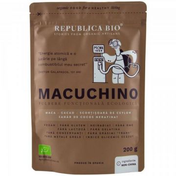 Macuchino pulbere functionala, eco-bio, 200g - Republica bio Macuchino pulbere functionala, eco-bio, 200g - Republica bio