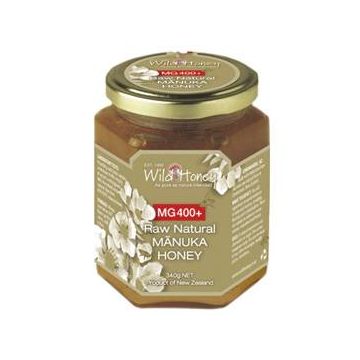 Miere MANUKA - MGO 400+ - UMF 20+ - 340g - Wild Honey NZ