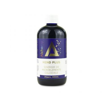 Mind Plus, sinergie de argint, platina si aur coloidal 20ppm | Pure Alchemy