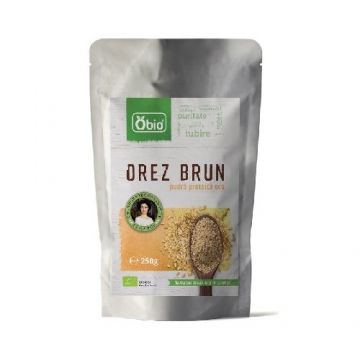 Pudra Proteica din Orez, Premium, Bio, 250gr, Obio