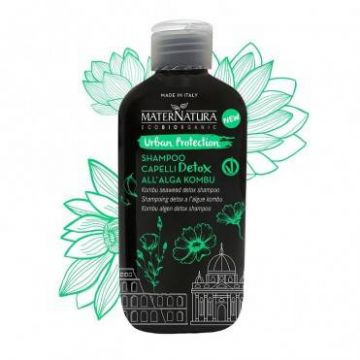 Sampon DETOX cu alga kombu, Urban Protection, 250ml - Maternatura