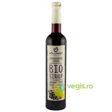 Sirop din Coacaze Negre cu Lamaie Ecologic/Bio 500ml