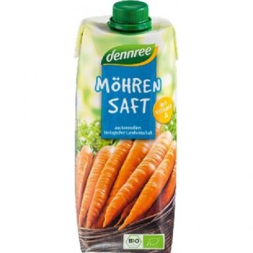 Suc de morcovi Vegan, 500ml, Dennree