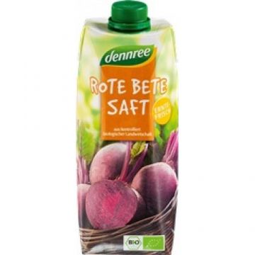 Suc de sfecla rosie Vegan, 500ml, Dennree