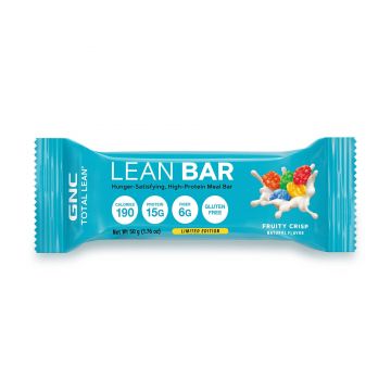 Total lean lean bar, baton proteic, cu aroma de cereale cu fructe, 50g - Gnc