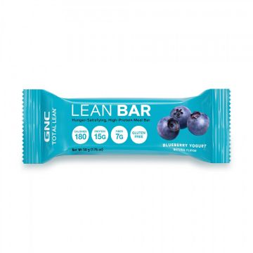Total Lean Lean Bar, Baton Proteic, Cu Aroma De Iaurt Si Afine, 50g - Gnc