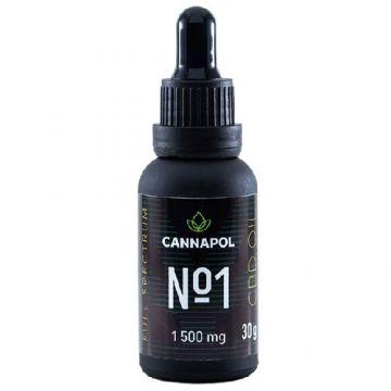 Ulei canabis CBD Cannapol No.1 5%, 30g