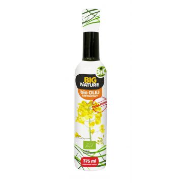 Ulei de rapita, presat la rece, eco-bio, 375ml - Big Nature