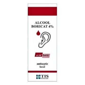 Alcool boricat 4%, 15 ml, Tis Farmaceutic
