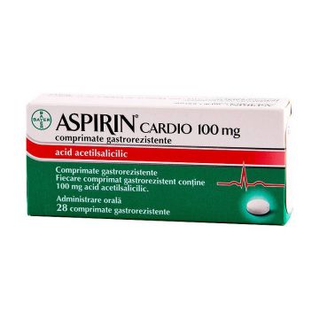 Aspirin Cardio 100mg 28 comprimate