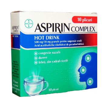 Aspirin Complex Hot Drink granule x 10 plicuri