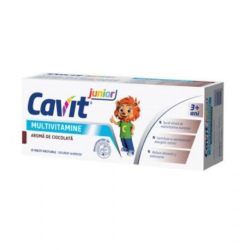 Cavit Junior Ciocolata x 20 tb. masticabile