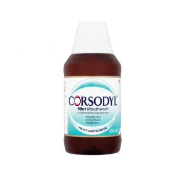 Corsodyl Mint apa de gura 0.2% x 300 ml