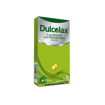 Dulcolax 5mg 30 drajeuri gastrorezistente
