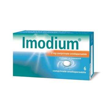 Imodium 2mg x 6 comprimate orodispersabile