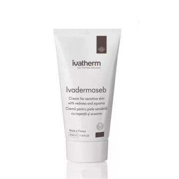 Ivatherm IVADERMASEB crema piele sensibila antiroseata si scuame 40ml