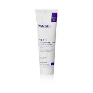 Ivatherm IVAPUR K Crema ten gras cu tendinta acneica 30ml