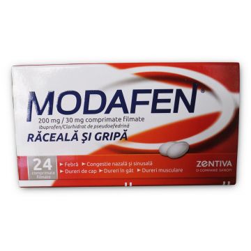 Modafen Raceala si Gripa x 24 comprimate filmate