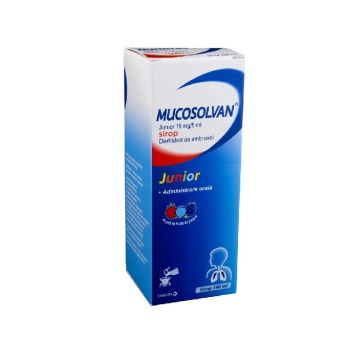 Mucosolvan Junior 15mg/5ml x 100ml sirop