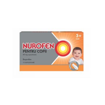 Nurofen pentru copii 60mg 10 supozitoare