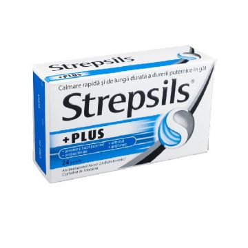 Strepsils Plus 24 pastile