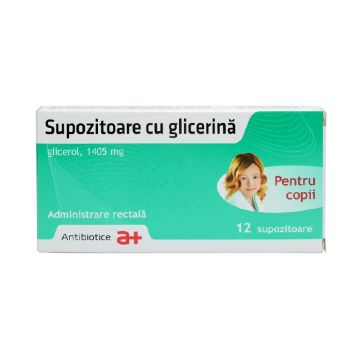 Supozitoare cu glicerină pentru copii x 12 supozitoare