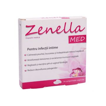 Zdrovit Zenella Med x 14 cpr vaginale