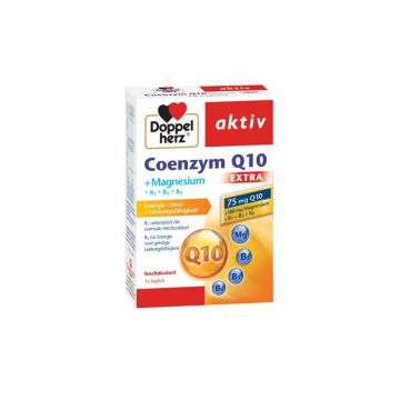 Doppelherz Aktiv Coenzima Q10 Extra + Magneziu + B1 + B5 + B6 30 Capsule