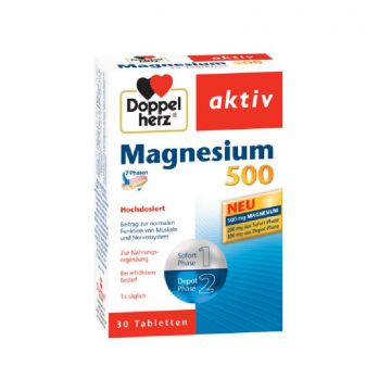 Doppelherz Aktiv Magneziu 500 mg 30 Comprimate