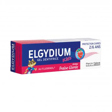 Elgydium Kid pasta de dinti gel cu aroma de capsuni 50 ml