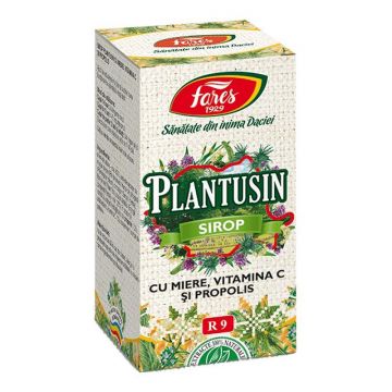 Fares Plantusin sirop cu miere, vitamina C si propolis R9 100ml