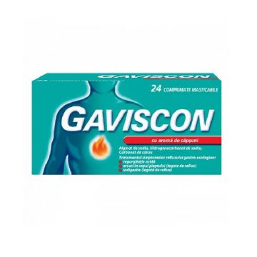 Gaviscon Cu Aroma de Capsuni x 24
