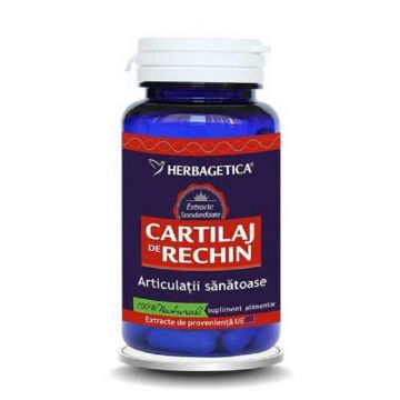 Herbagetica Cartilaj de Rechin 60 de capsule