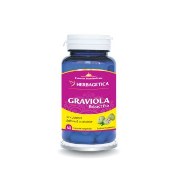 Herbagetica Graviola extract pur 60 capsule