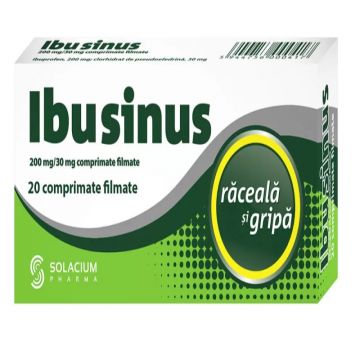 Ibusinus Raceala si Gripa 20 comprimate