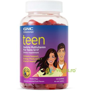 Multivitamine pentru Adolescenti 12-17 Ani Milestones Teen 120 jeleuri